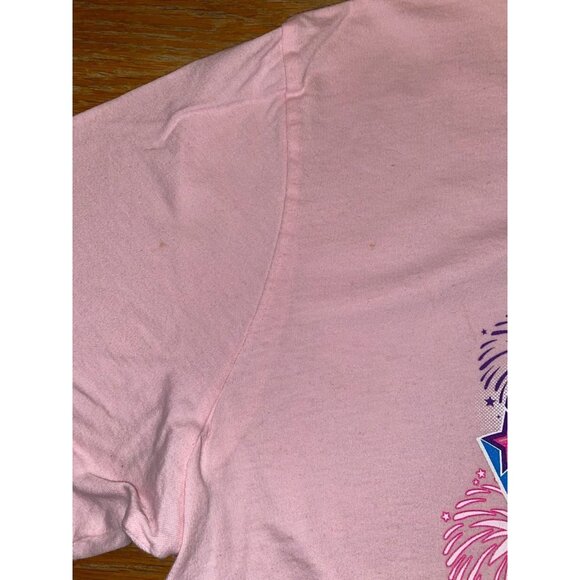 World Cup Shooting Stars Worlds 2023 Pink T-Shirt With 7th Act Graphic Print - Picture 5 of 5